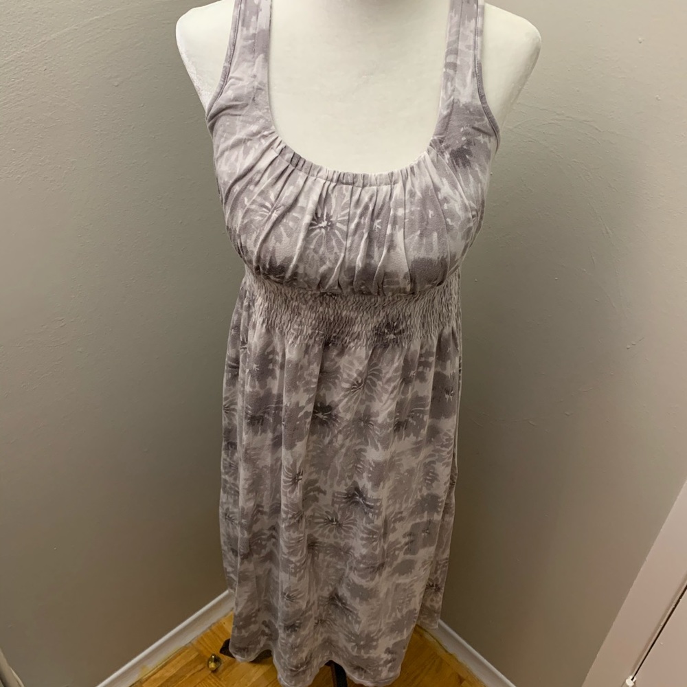 Grey Flora Sundress